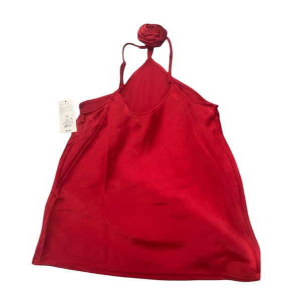 A new day Satin Vibrant Red Tank - Picture 1 of 4